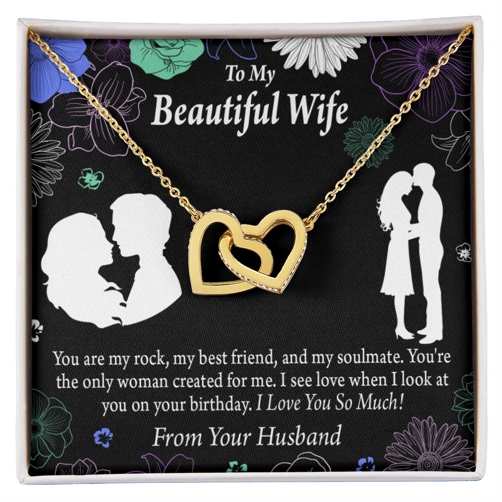 To My Wife My Rock Inseparable Necklace-Express Your Love Gifts