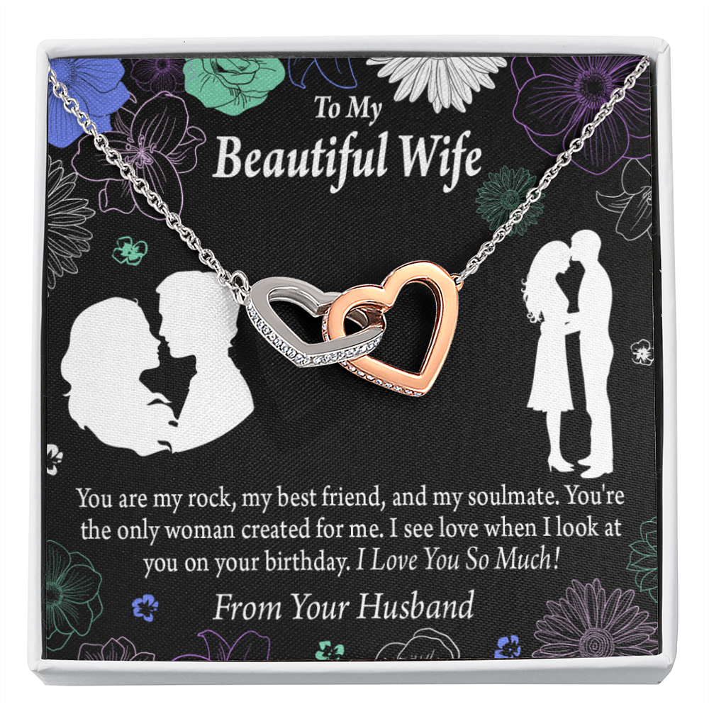 To My Wife My Rock Inseparable Necklace-Express Your Love Gifts