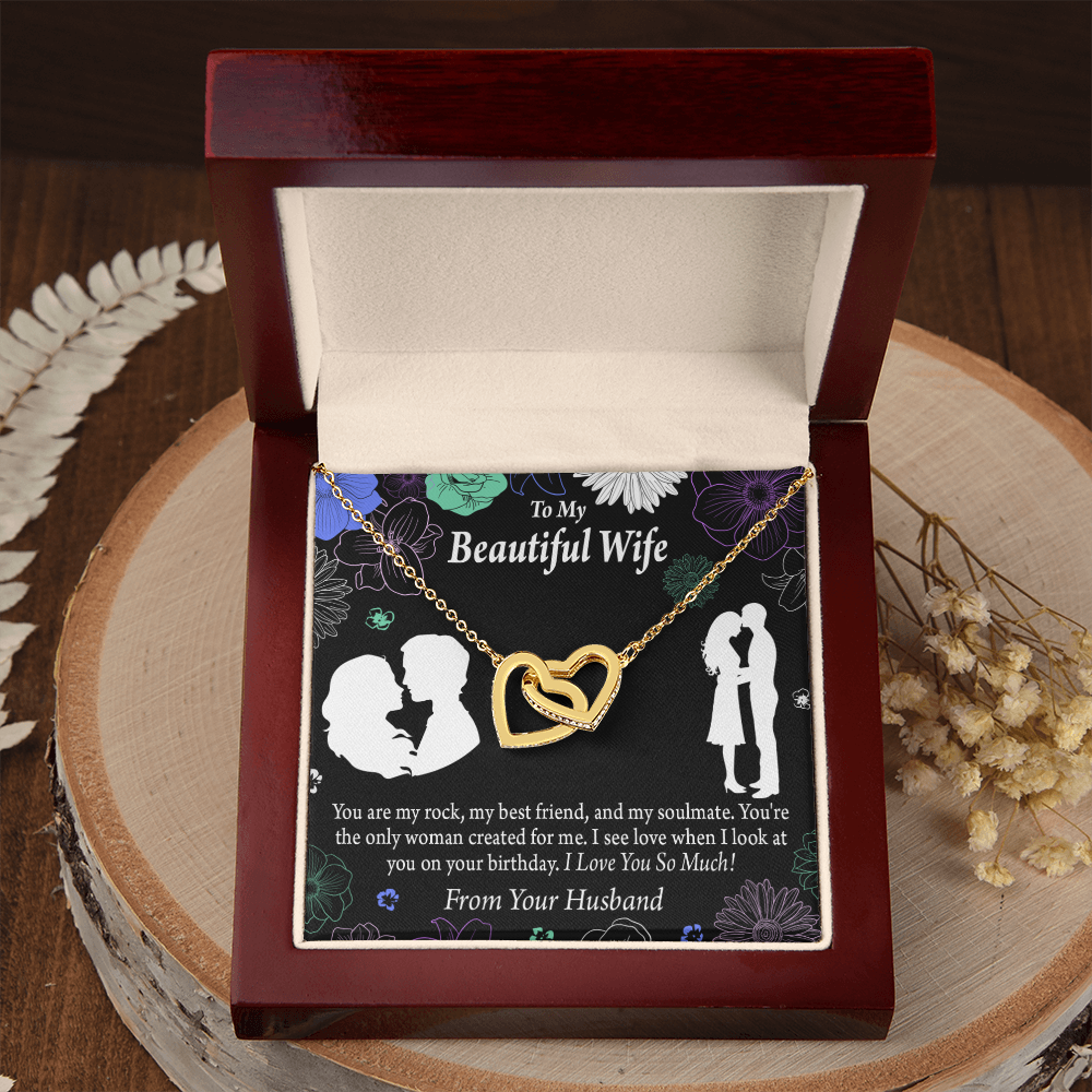 To My Wife My Rock Inseparable Necklace-Express Your Love Gifts