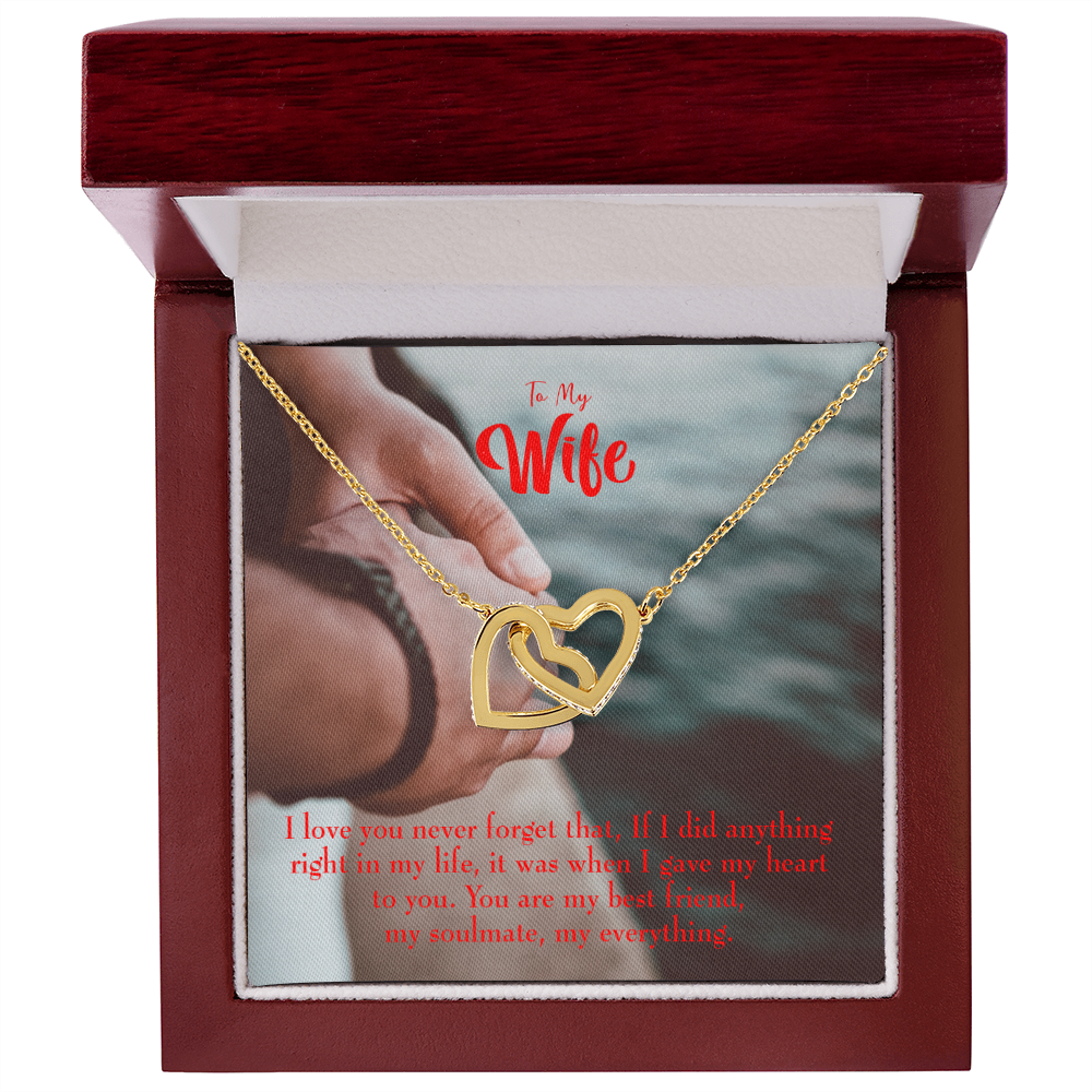 To My Wife My Soulmate My Everything Inseparable Necklace-Express Your Love Gifts