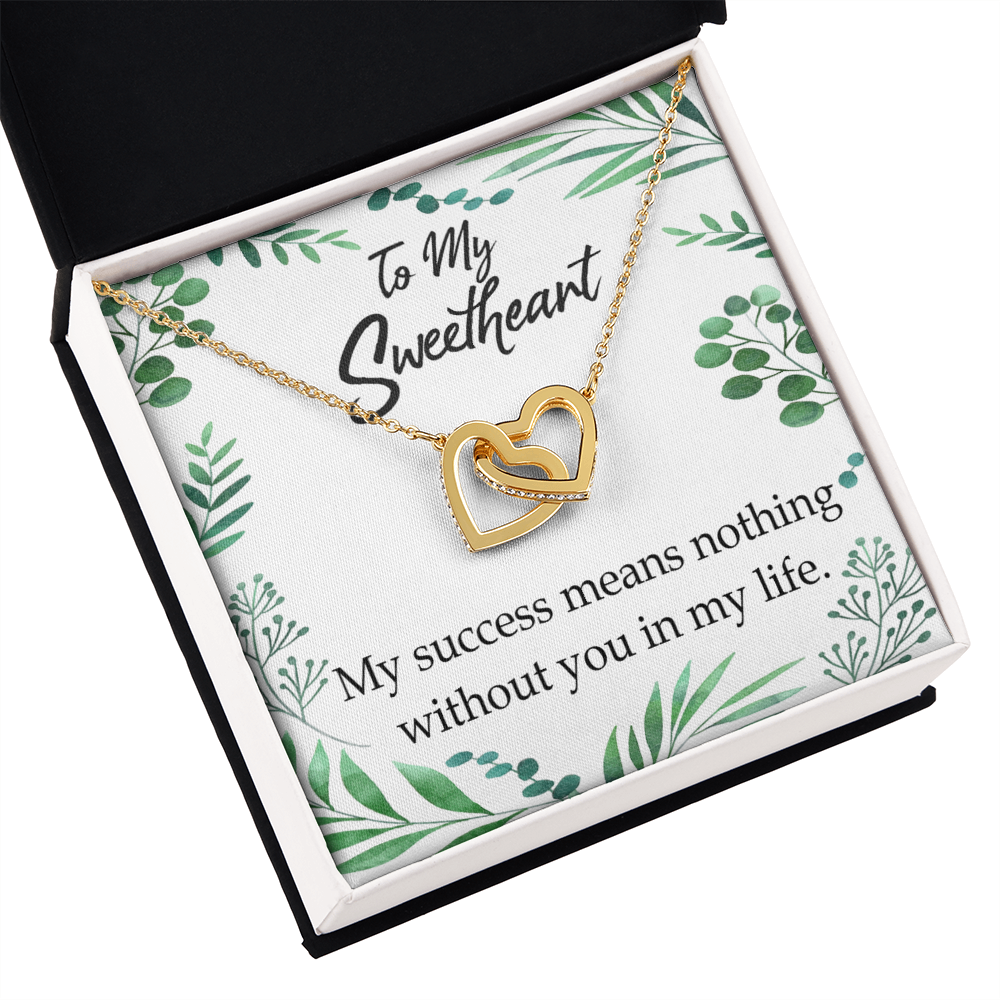 To My Wife My Success Means Nothing Without You Inseparable Necklace-Express Your Love Gifts