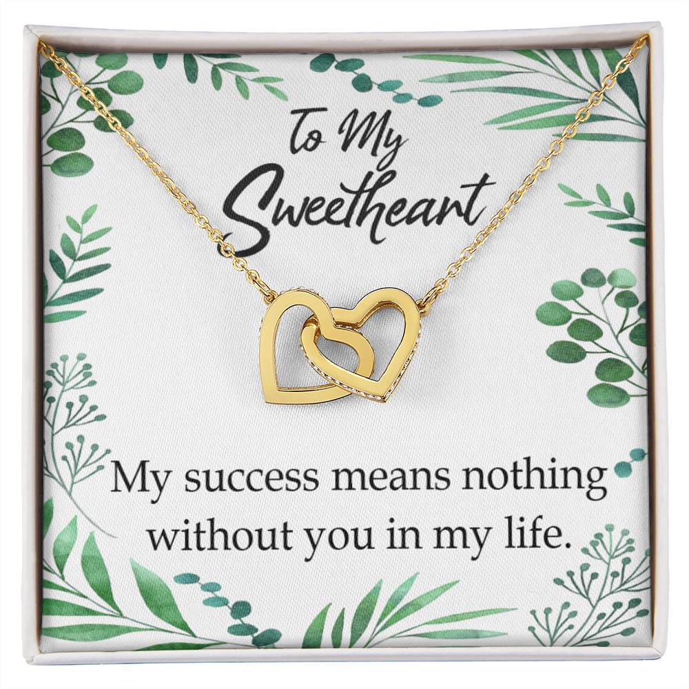 To My Wife My Success Means Nothing Without You Inseparable Necklace-Express Your Love Gifts
