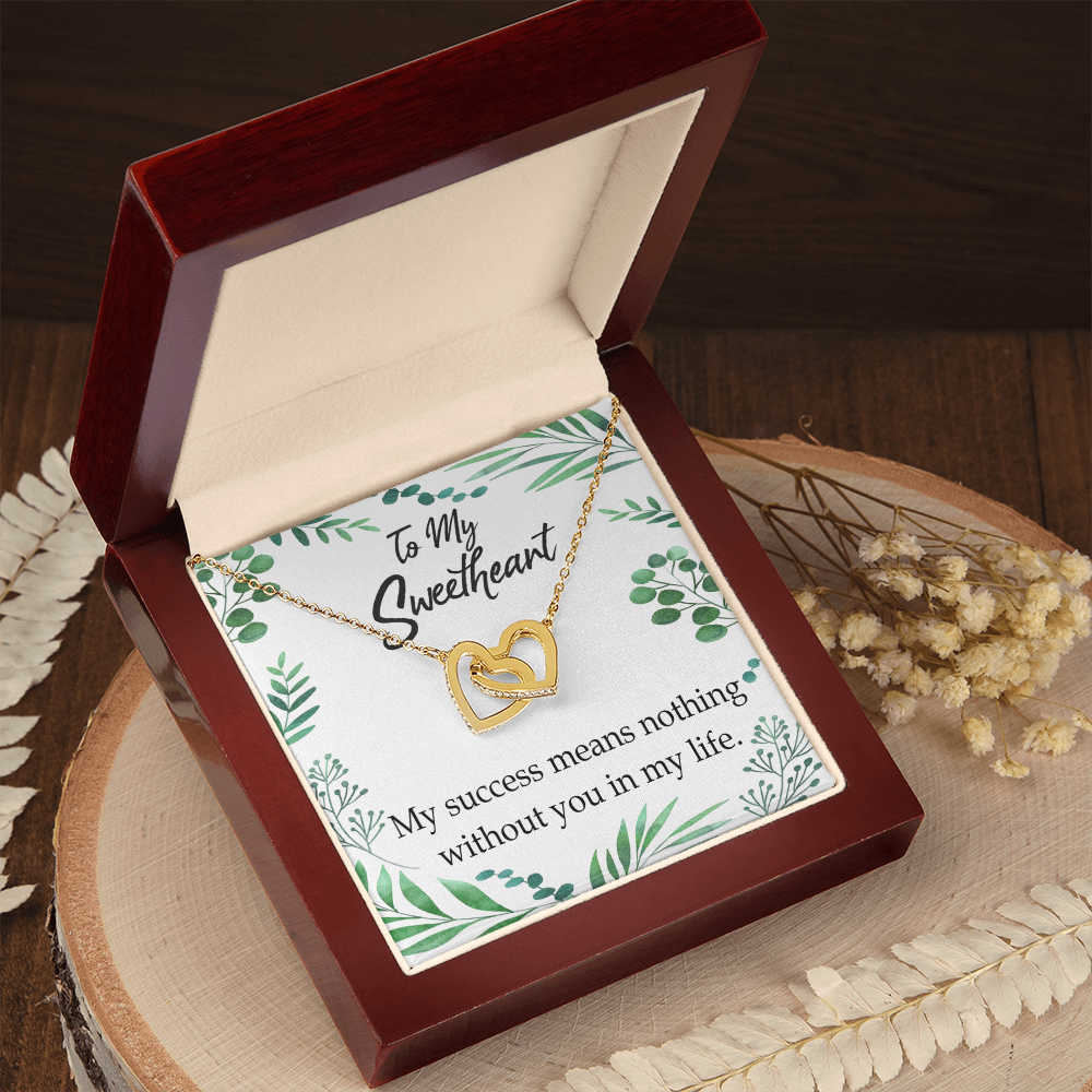 To My Wife My Success Means Nothing Without You Inseparable Necklace-Express Your Love Gifts