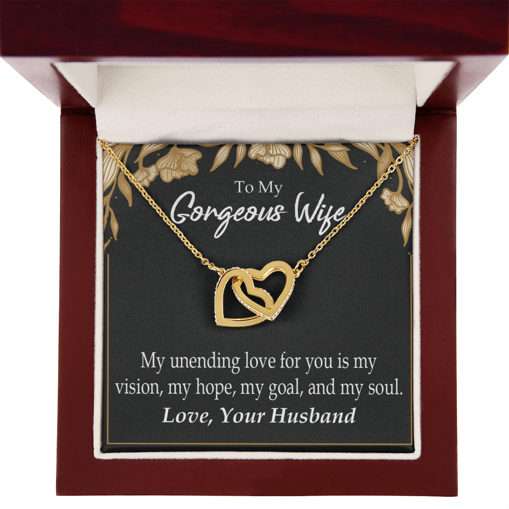 To My Wife My Unending Love For You Inseparable Necklace-Express Your Love Gifts