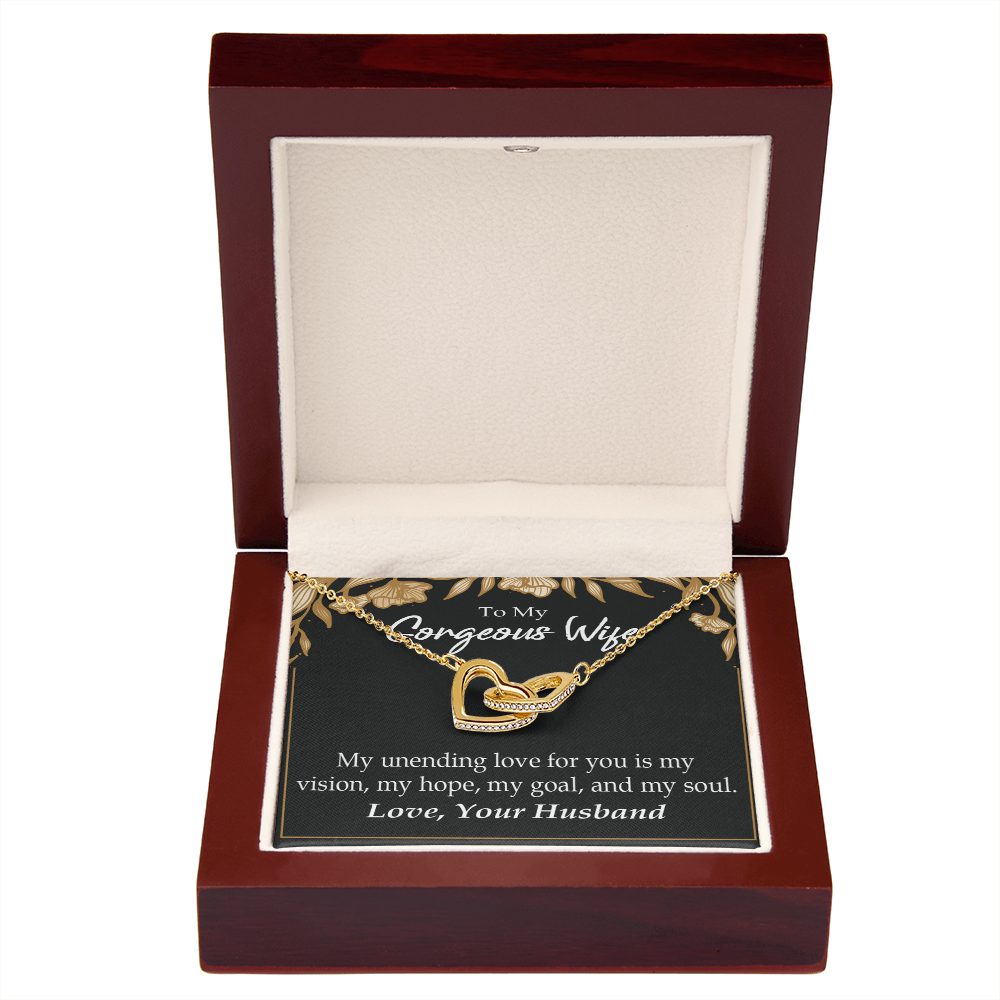 To My Wife My Unending Love For You Inseparable Necklace-Express Your Love Gifts