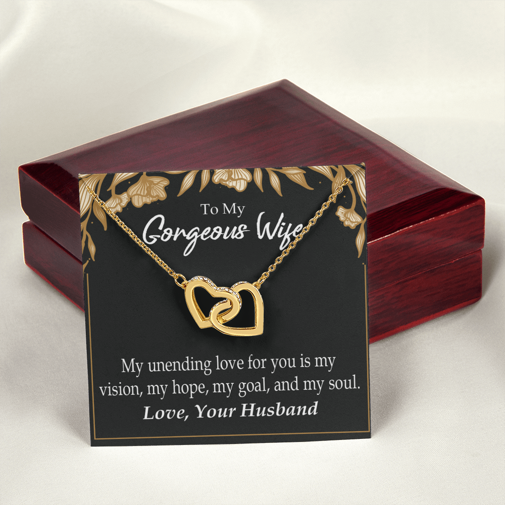 To My Wife My Unending Love For You Inseparable Necklace-Express Your Love Gifts