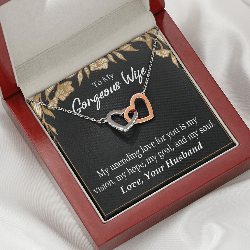 To My Wife My Unending Love For You Inseparable Necklace-Express Your Love Gifts