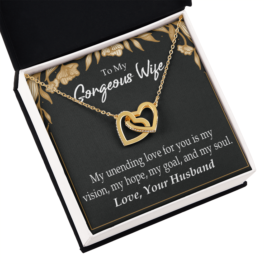 To My Wife My Unending Love For You Inseparable Necklace-Express Your Love Gifts