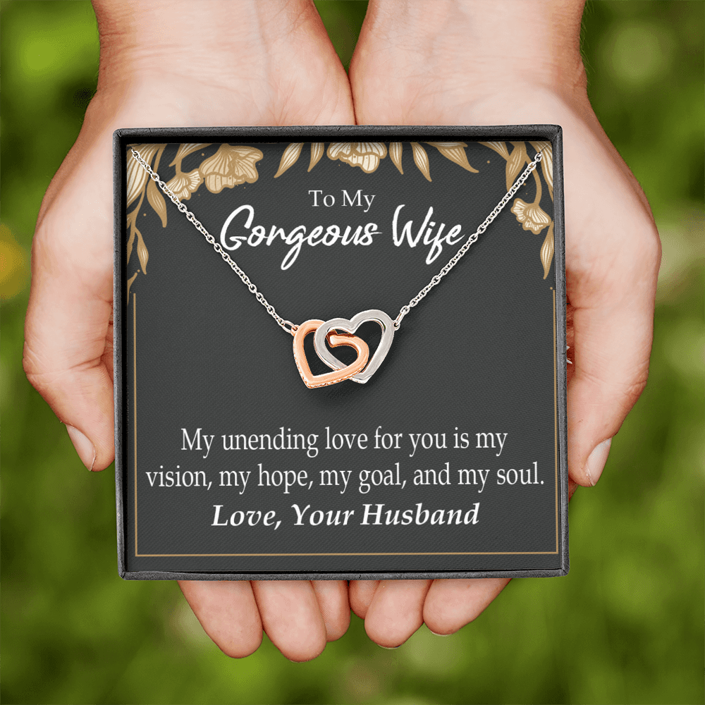 To My Wife My Unending Love For You Inseparable Necklace-Express Your Love Gifts