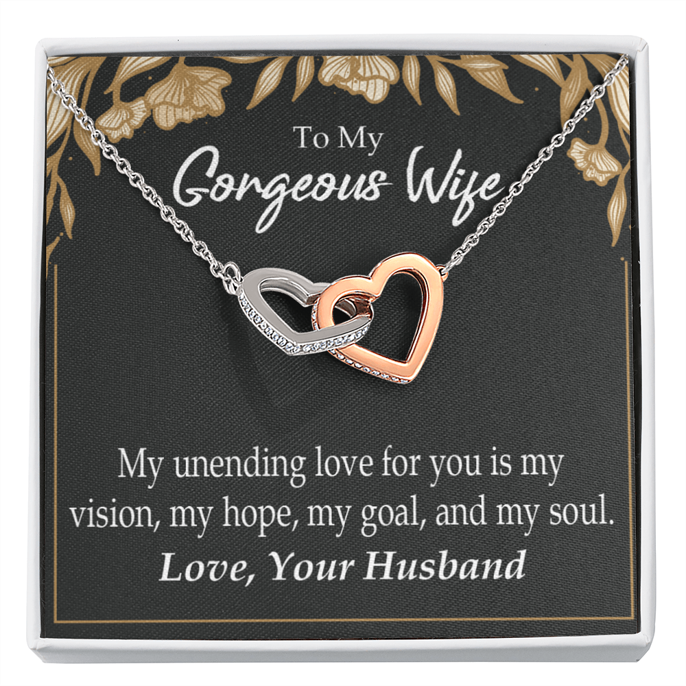 To My Wife My Unending Love For You Inseparable Necklace-Express Your Love Gifts