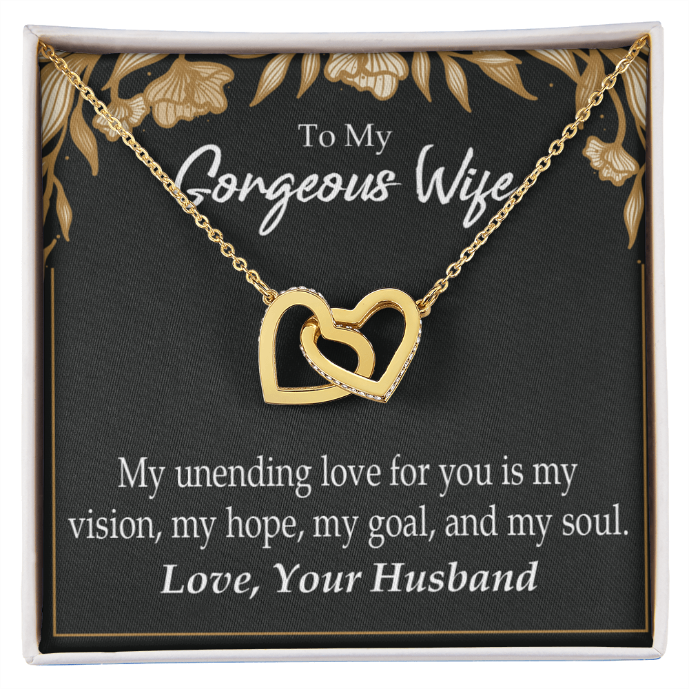 To My Wife My Unending Love For You Inseparable Necklace-Express Your Love Gifts