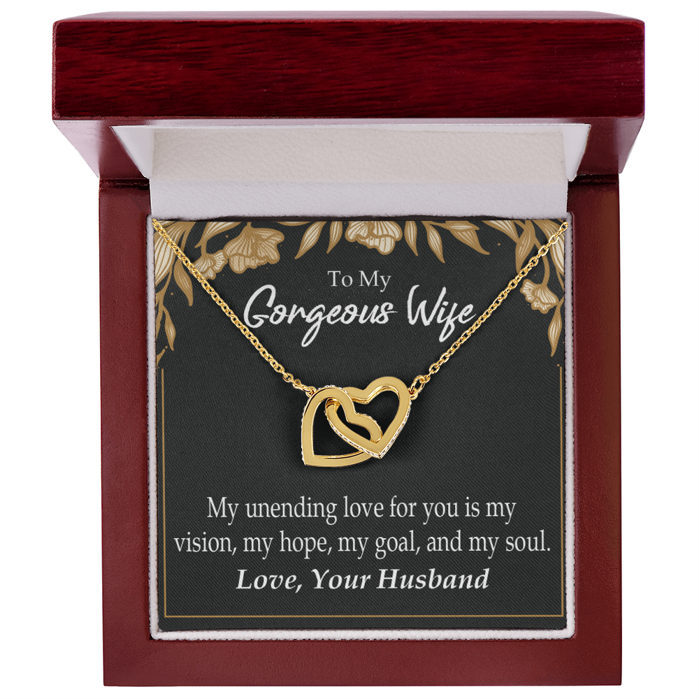 To My Wife My Unending Love For You Inseparable Necklace-Express Your Love Gifts