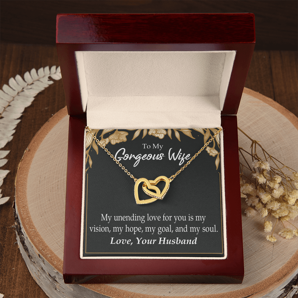 To My Wife My Unending Love For You Inseparable Necklace-Express Your Love Gifts