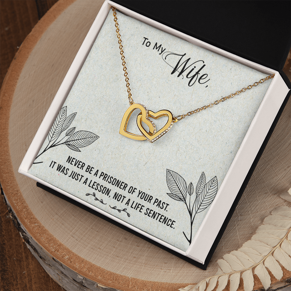 To My Wife Never Be a Prisoner Inseparable Necklace-Express Your Love Gifts