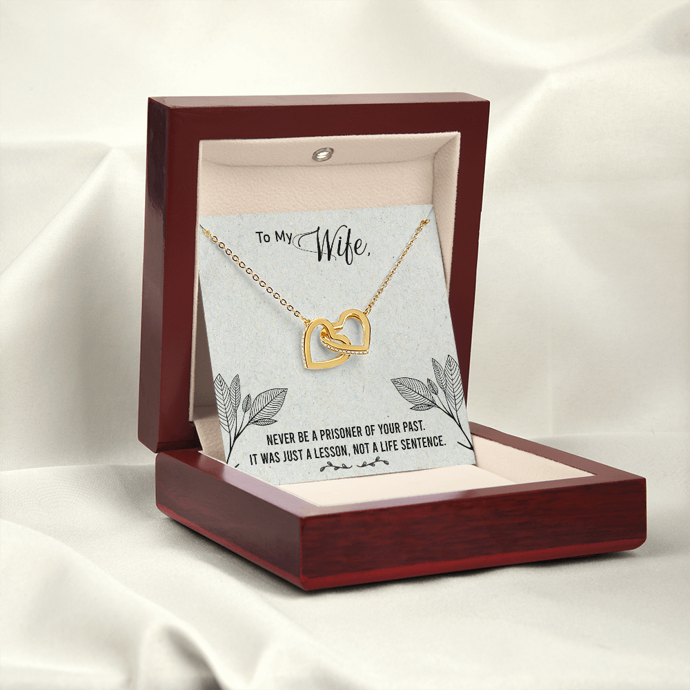 To My Wife Never Be a Prisoner Inseparable Necklace-Express Your Love Gifts