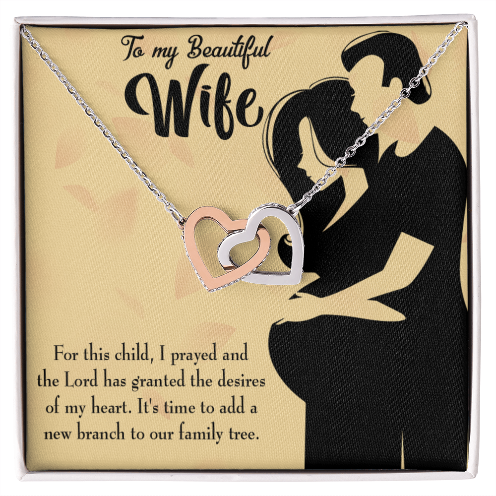 To My Wife New Branch to Family Inseparable Necklace-Express Your Love Gifts