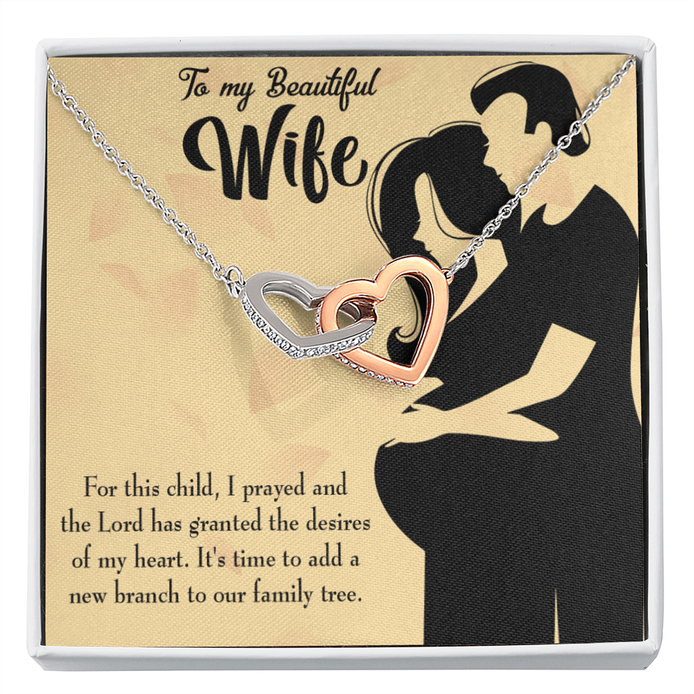 To My Wife New Branch to Family Inseparable Necklace-Express Your Love Gifts