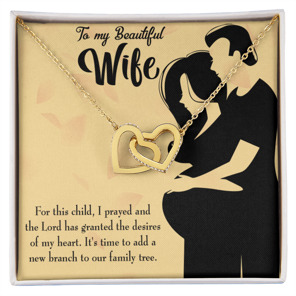 To My Wife New Branch to Family Inseparable Necklace-Express Your Love Gifts