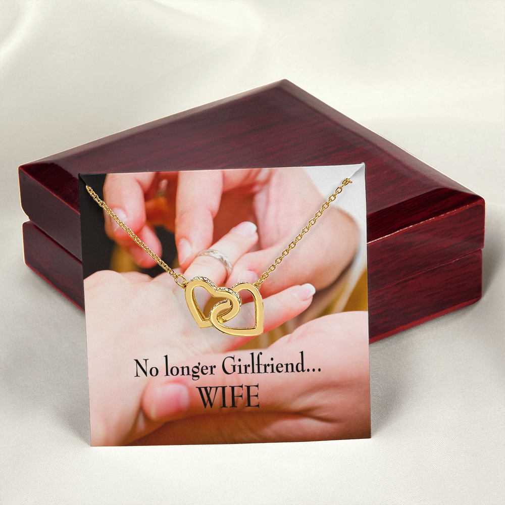 To My Wife No Longer Girlfriend Inseparable Necklace-Express Your Love Gifts