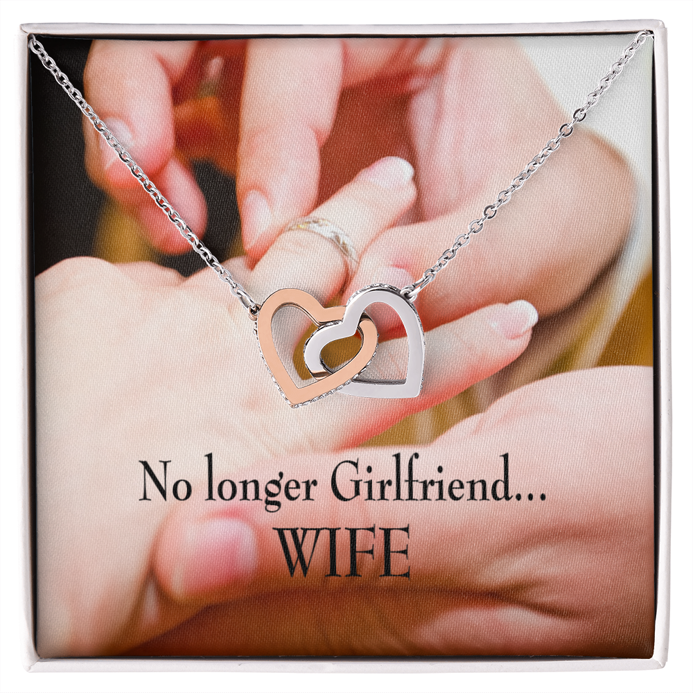 To My Wife No Longer Girlfriend Inseparable Necklace-Express Your Love Gifts