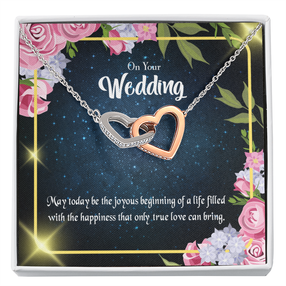 To My Wife On Your Wedding Inseparable Necklace-Express Your Love Gifts