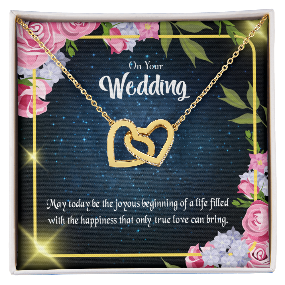 To My Wife On Your Wedding Inseparable Necklace-Express Your Love Gifts