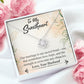 To My Wife Our Marriage is Our Sacred Bond Infinity Knot Necklace Message Card-Express Your Love Gifts