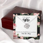 To My Wife Our Story Infinity Knot Necklace Message Card-Express Your Love Gifts