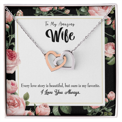 To My Wife Our Story Inseparable Necklace-Express Your Love Gifts