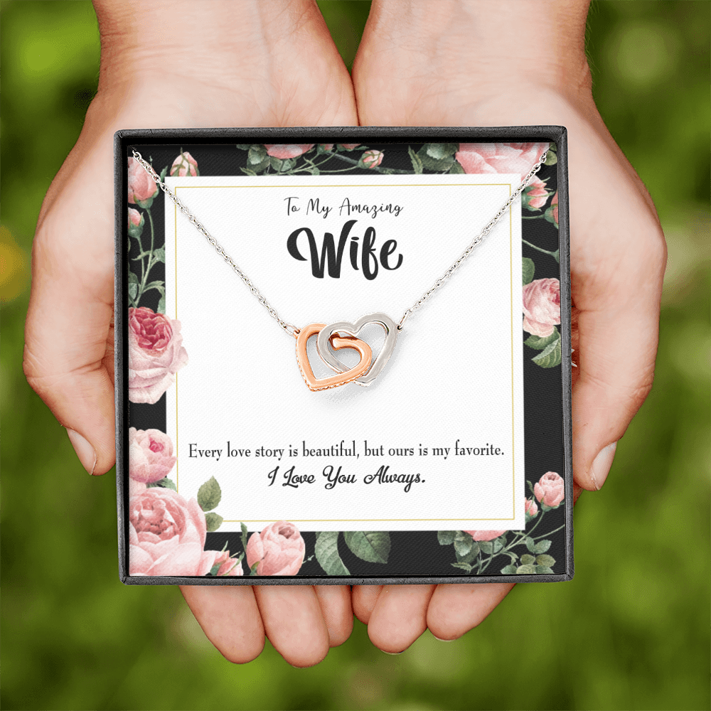 To My Wife Our Story Inseparable Necklace-Express Your Love Gifts