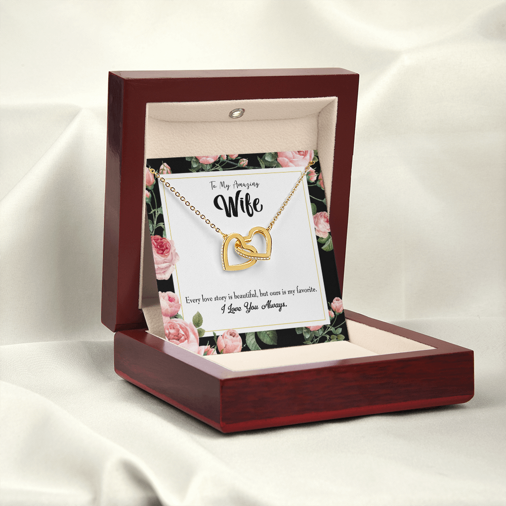 To My Wife Our Story Inseparable Necklace-Express Your Love Gifts