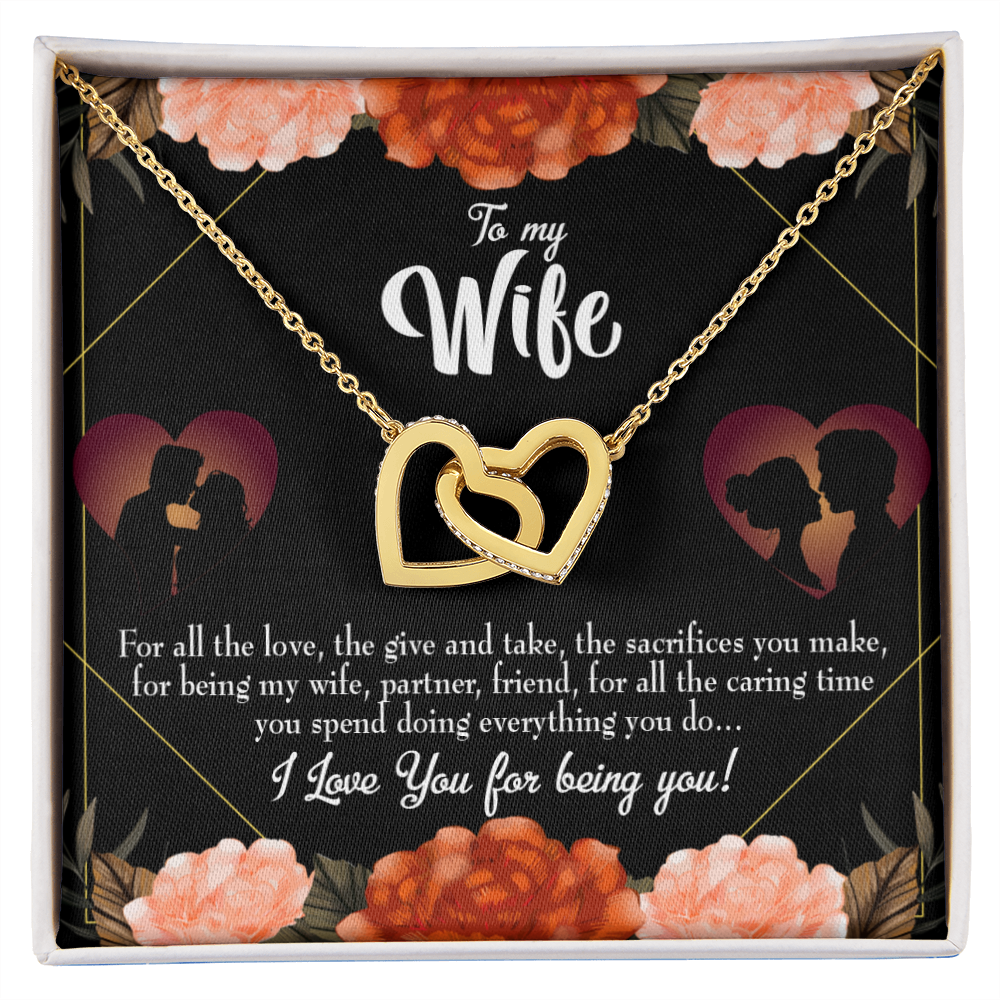 To My Wife Partner Friend Inseparable Necklace-Express Your Love Gifts