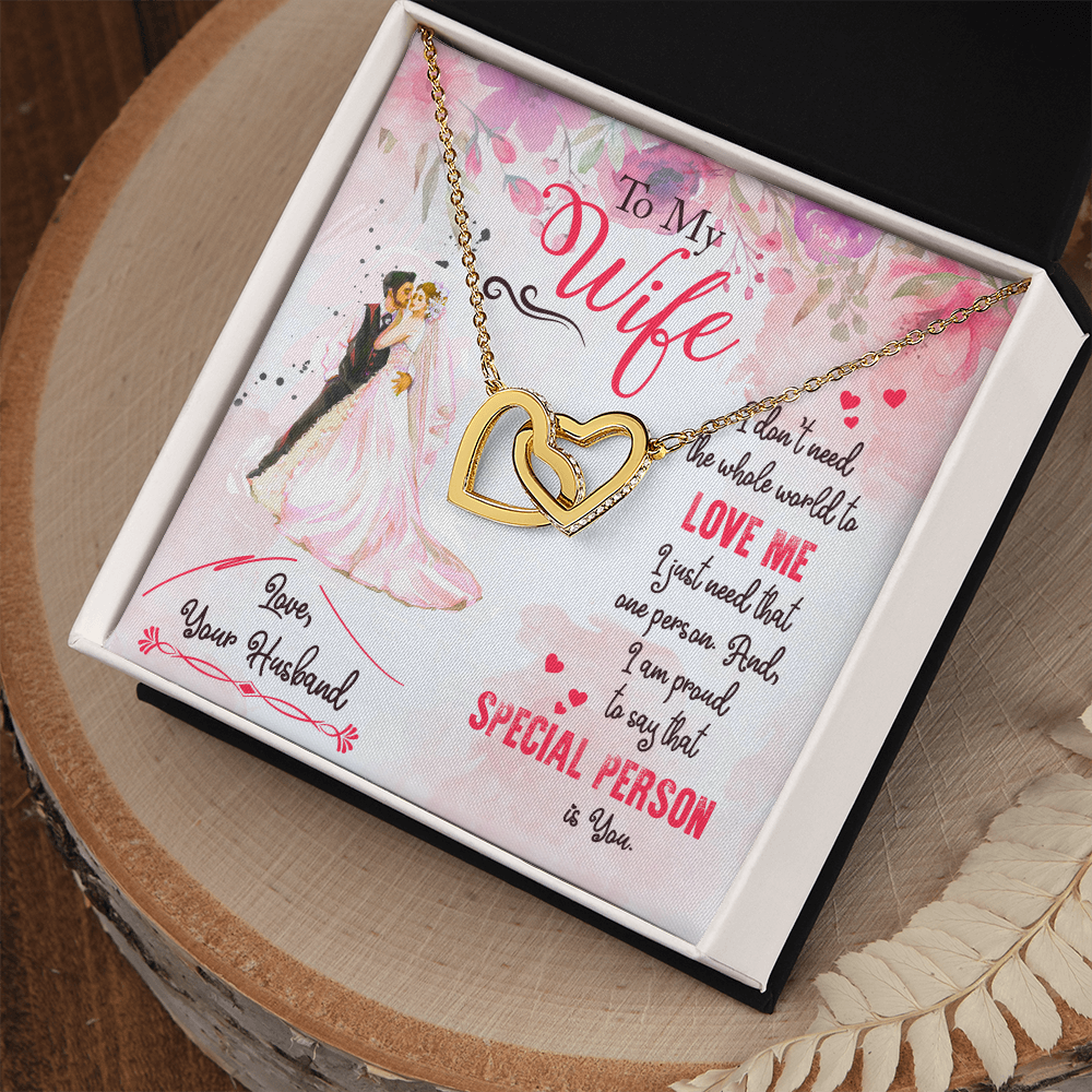 To My Wife Special Person Inseparable Necklace-Express Your Love Gifts