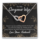 To My Wife Thank You For Being With Me Inseparable Necklace-Express Your Love Gifts