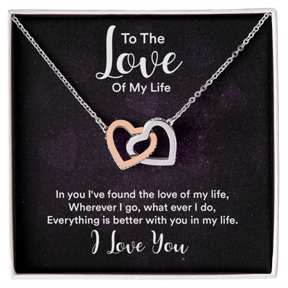To My Wife The Love of My Life In You I've Found Inseparable Necklace-Express Your Love Gifts