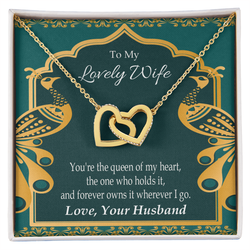 To My Wife To My Lovely Wife Inseparable Necklace-Express Your Love Gifts