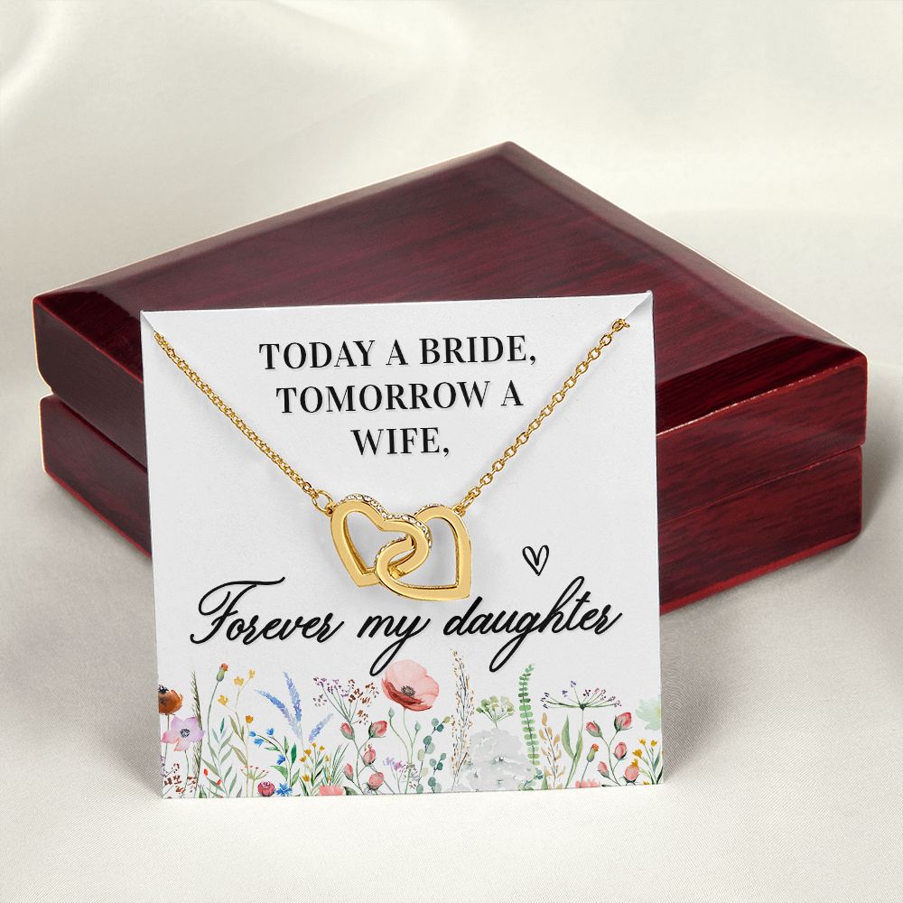 To My Wife Today a Bride Inseparable Necklace-Express Your Love Gifts