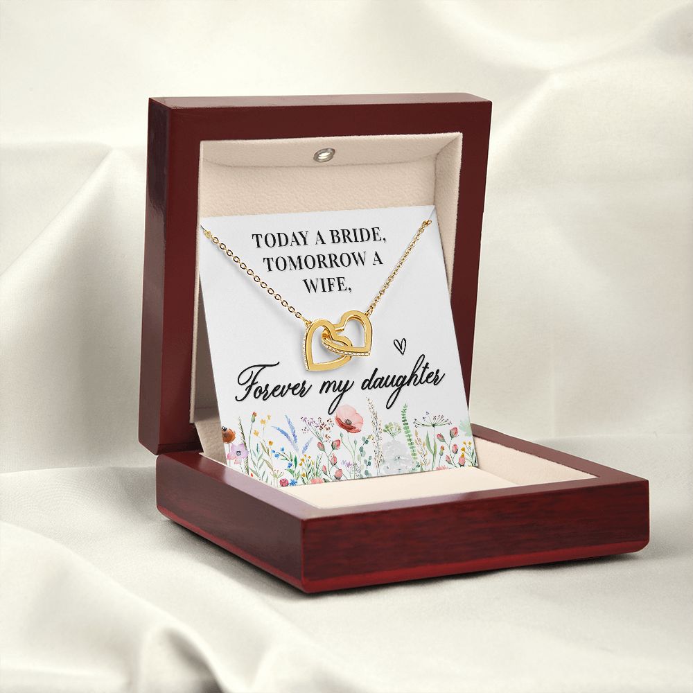To My Wife Today a Bride Inseparable Necklace-Express Your Love Gifts