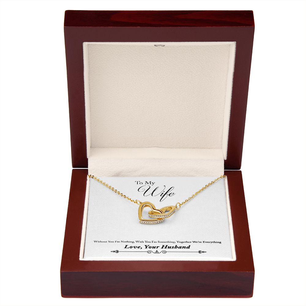 To My Wife Together We're Everything Inseparable Necklace-Express Your Love Gifts