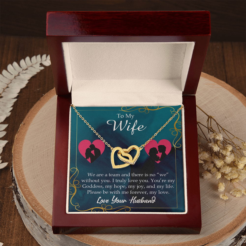 To My Wife We Are a Team Inseparable Necklace-Express Your Love Gifts