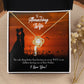 To My Wife Wife and Mother Infinity Knot Necklace Message Card-Express Your Love Gifts