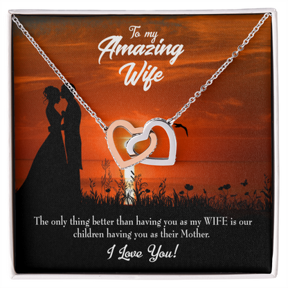 To My Wife Wife and Mother Inseparable Necklace-Express Your Love Gifts