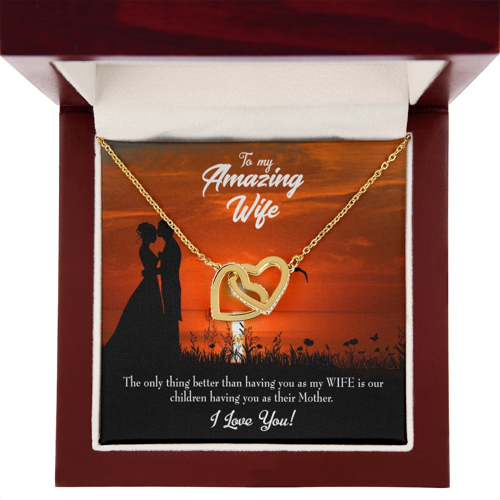 To My Wife Wife and Mother Inseparable Necklace-Express Your Love Gifts