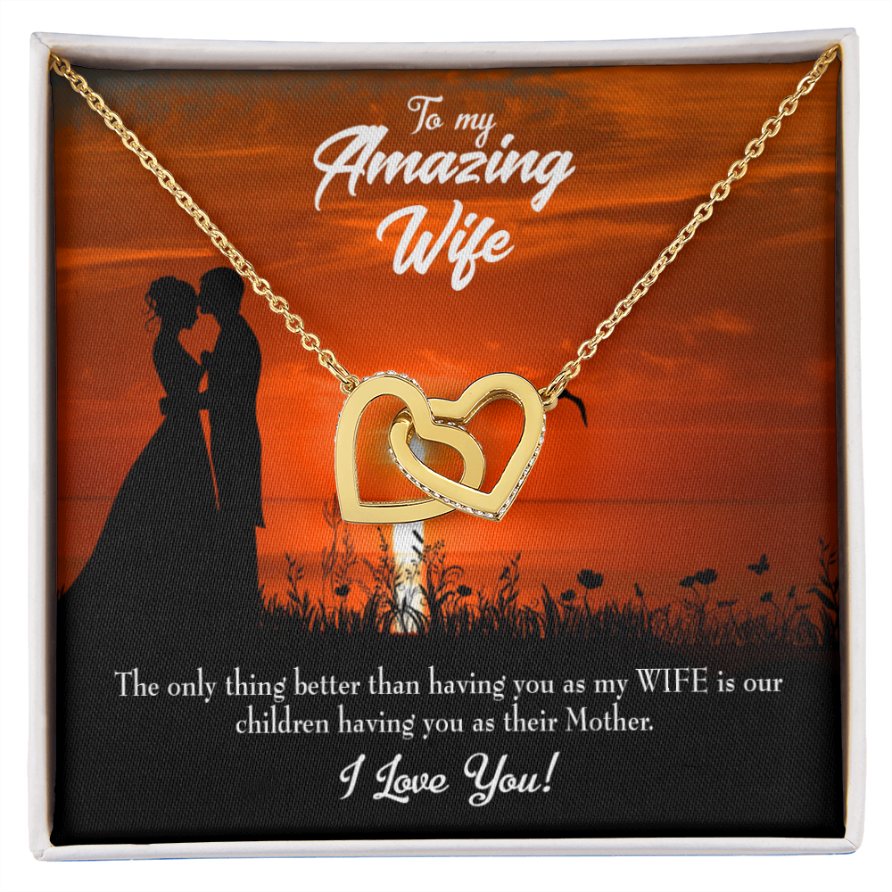 To My Wife Wife and Mother Inseparable Necklace-Express Your Love Gifts