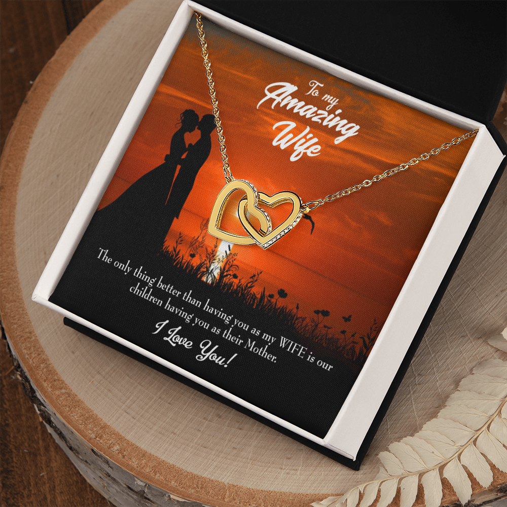 To My Wife Wife and Mother Inseparable Necklace-Express Your Love Gifts