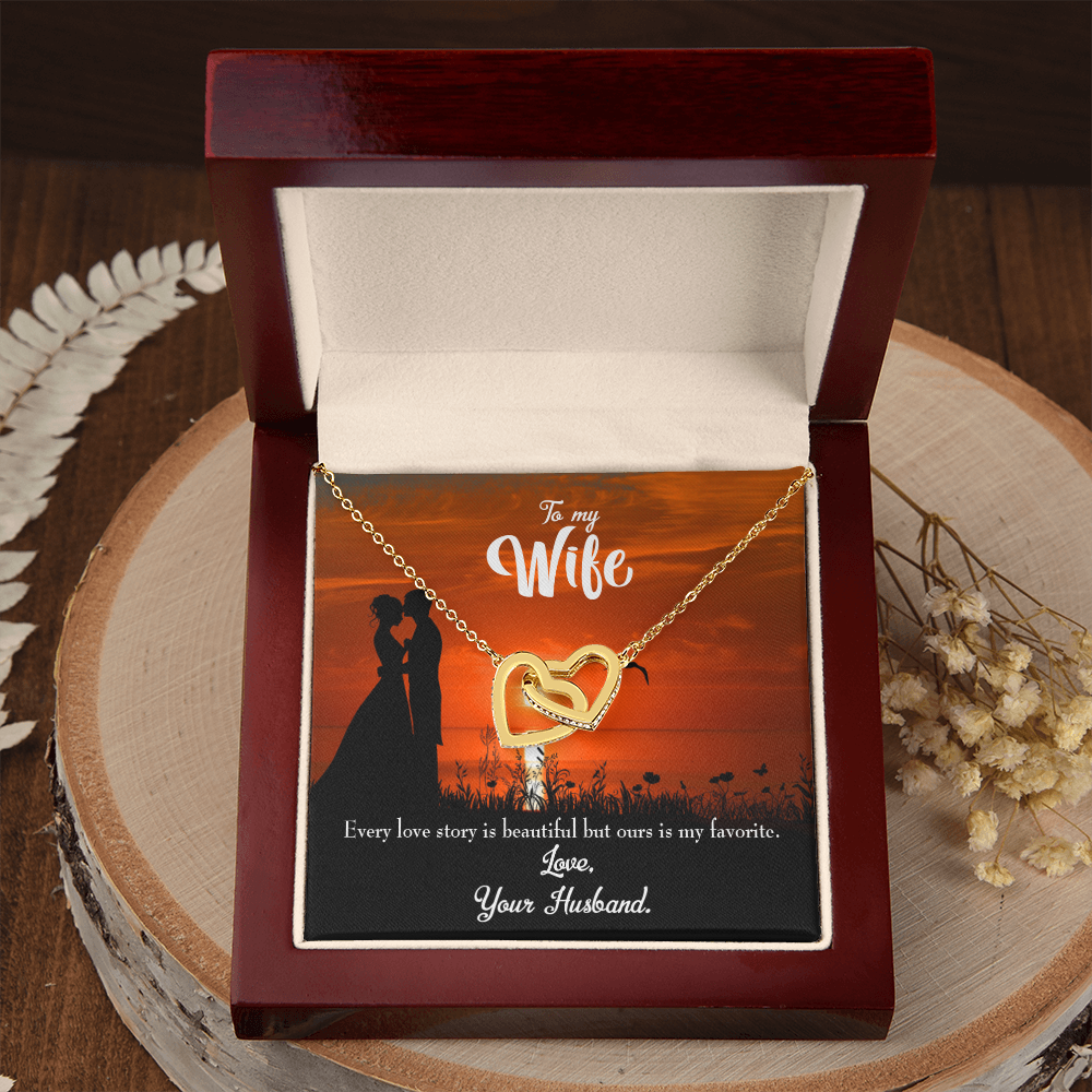 To My Wife Wife Love Story Inseparable Necklace-Express Your Love Gifts