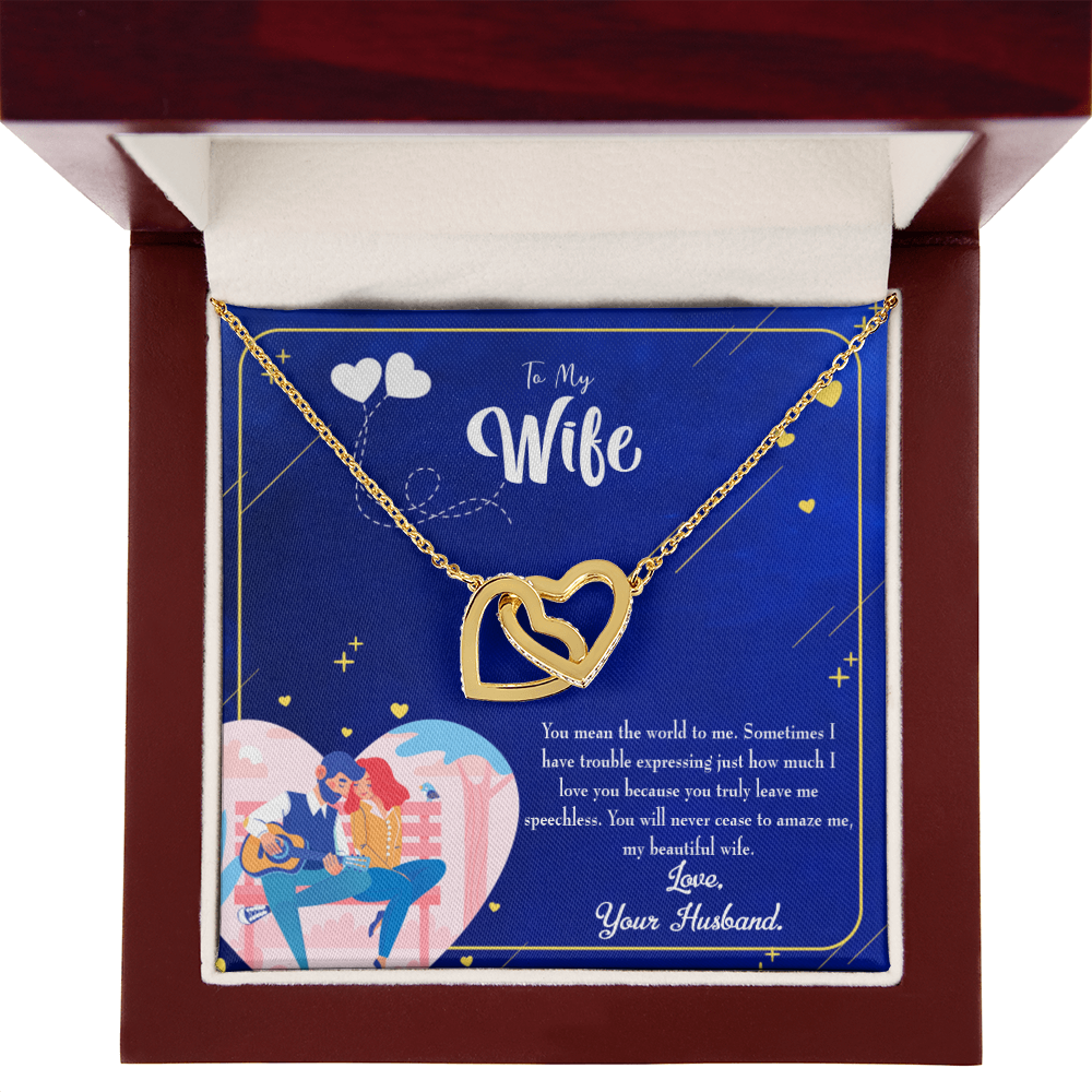 To My Wife Wife You Amaze Me Inseparable Necklace-Express Your Love Gifts