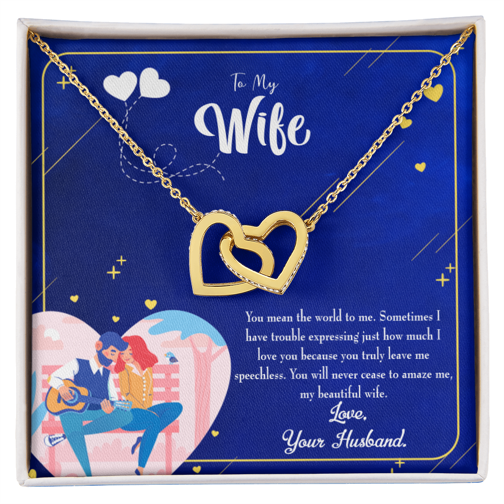 To My Wife Wife You Amaze Me Inseparable Necklace-Express Your Love Gifts