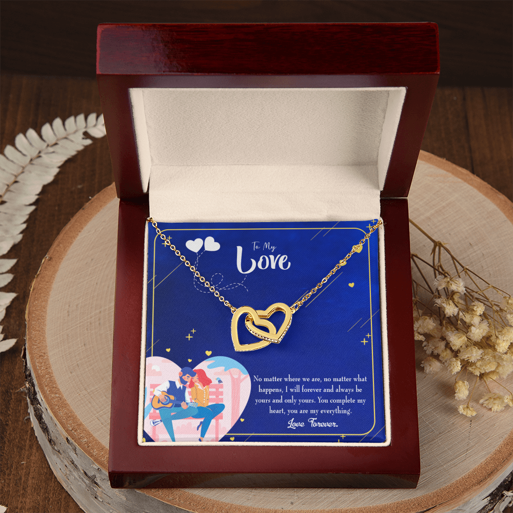 To My Wife Wife You Complete Me Inseparable Necklace-Express Your Love Gifts