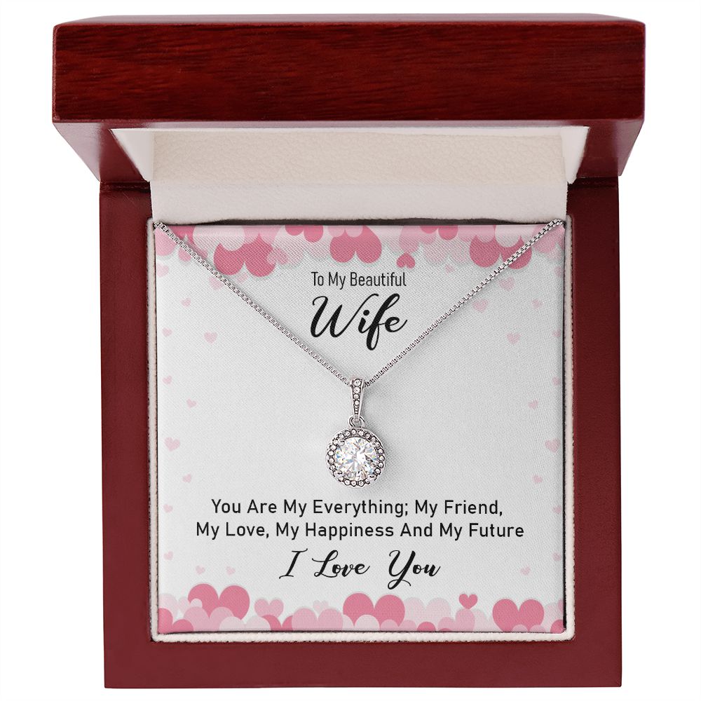 Wife Necklace €“ Necklace For Wife €“ Gift Necklace Message Card €“ Po –  Rakva